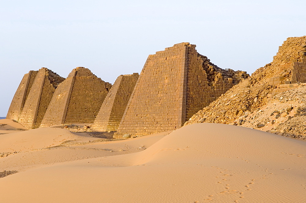 Pyramids of Meroe, Sudan, Africa