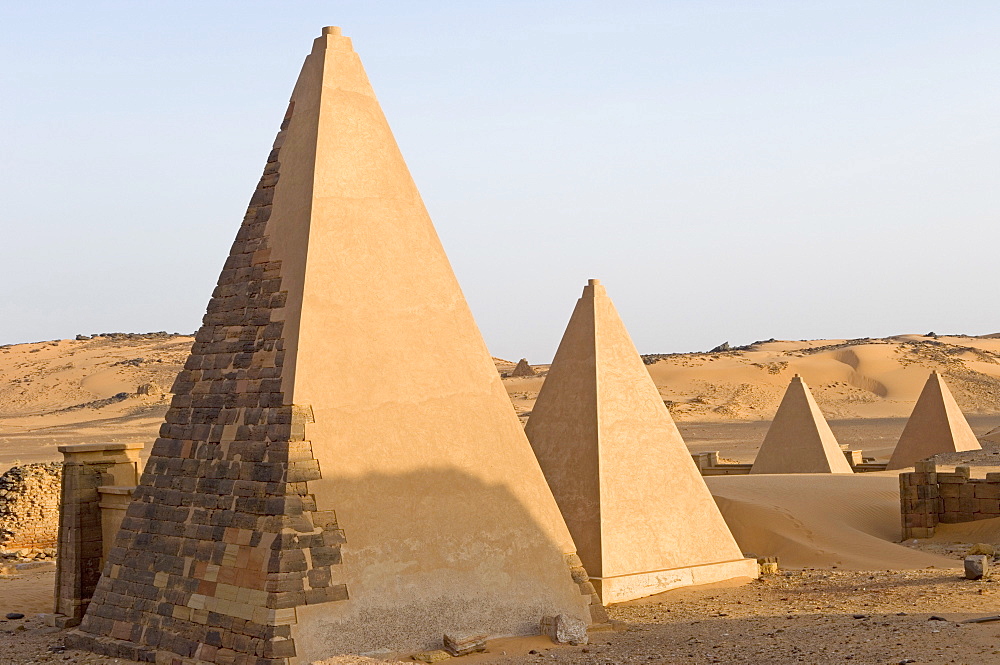 Pyramids of Meroe, Sudan, Africa