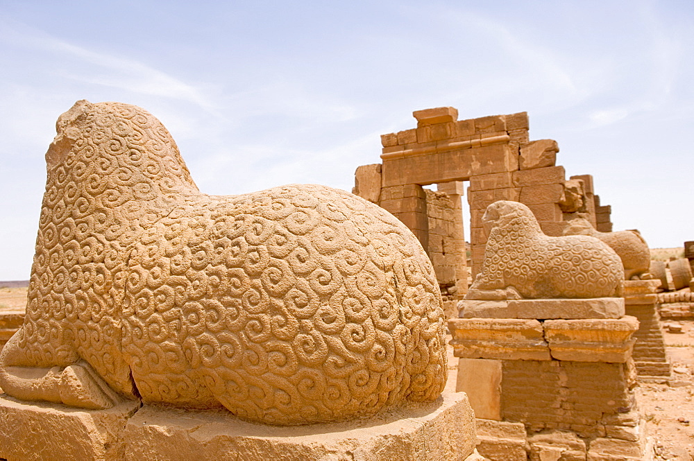 Temple of Amon, Old Temple of Naga, The Kingdom of Meroe, Sudan, Africa