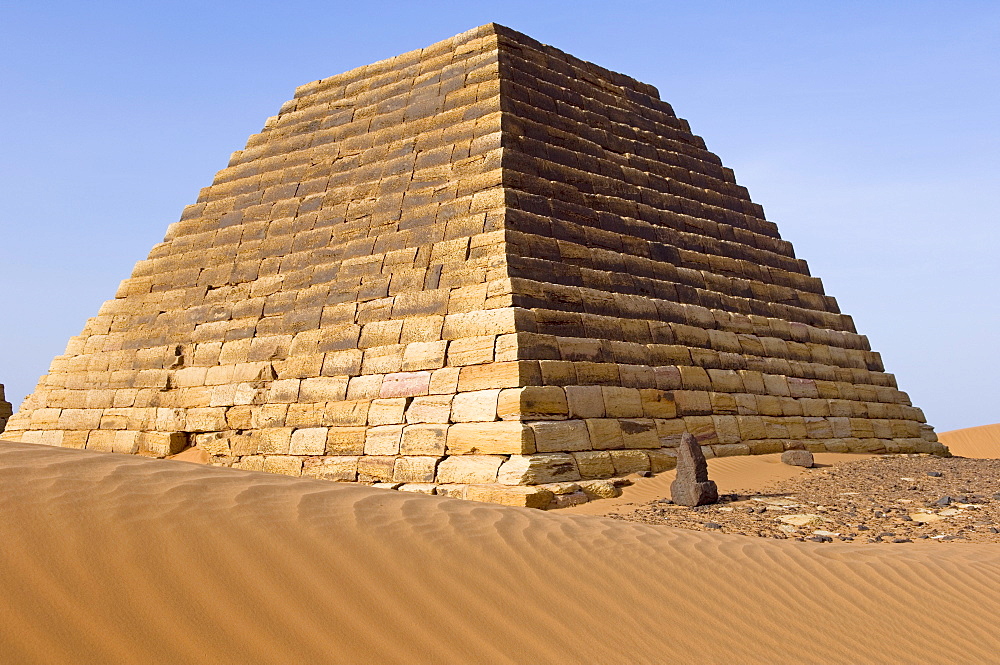 Pyramids of Meroe, Sudan, Africa