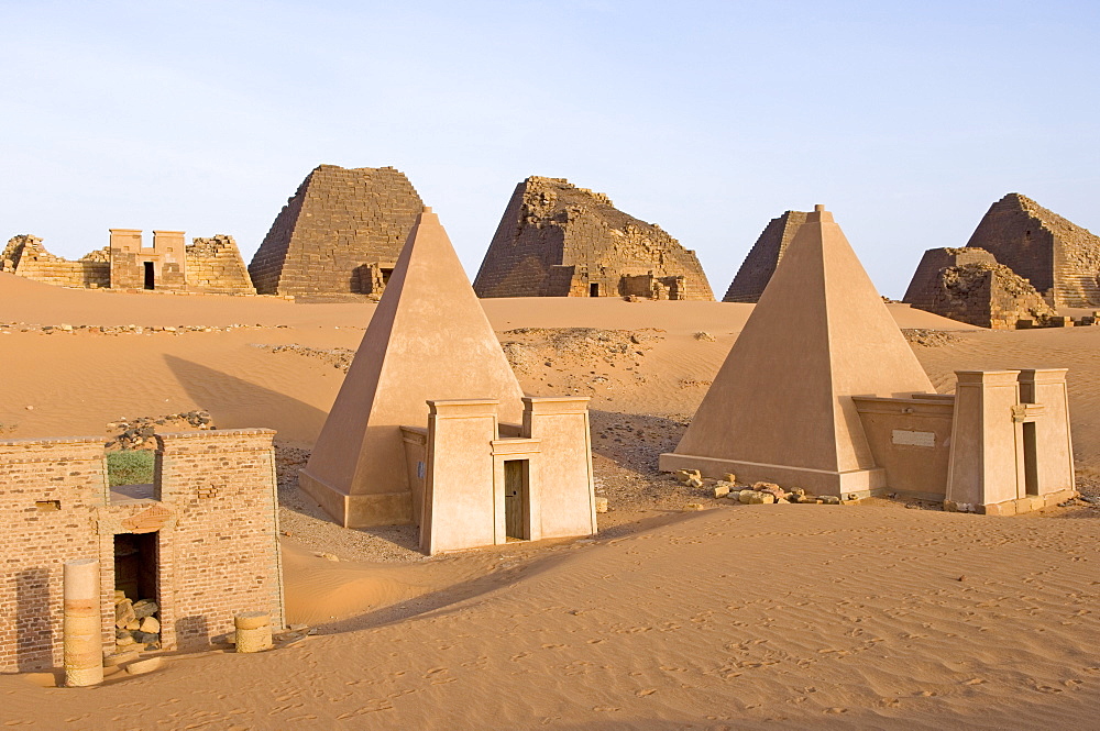 Pyramids of Meroe, Sudan, Africa