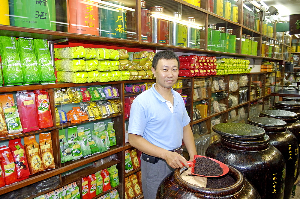 Tea shop, Tainan city, Taiwan, Republic of China, Asia