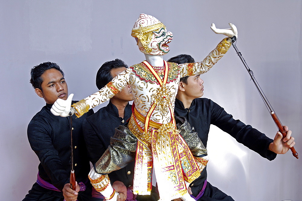 Character from the Ramayana, Joe Louis Puppet Theatre, Bangkok, Thailand, Southeast Asia, Asia