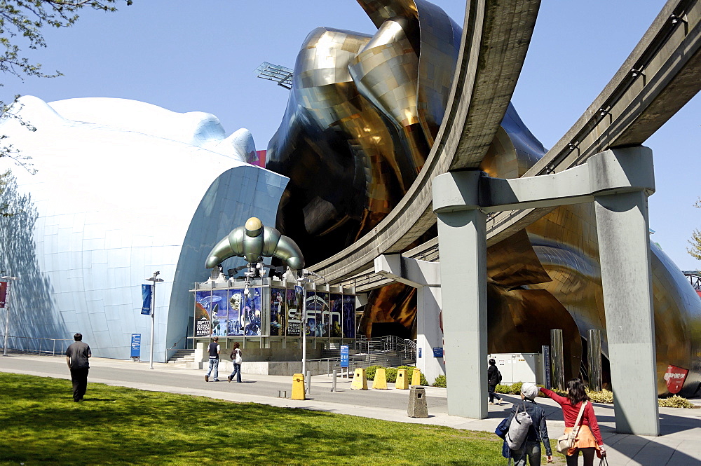 Experience Music Project, the world's only hands-on music museum, Seattle, Washington State, United States of America, North America