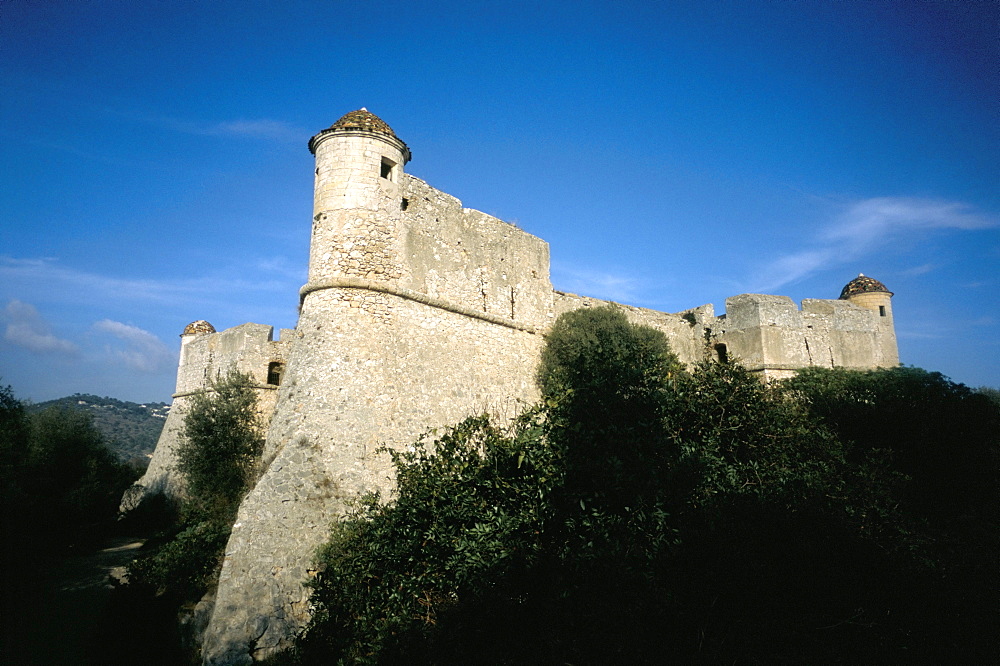 Fort dating from the 16th century, Mont Alban, near Nice, Alpes-Maritimes, Provence, France, Europe