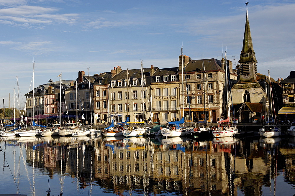 Honfleur Harbour, Calvados, Normandy, France, Europe