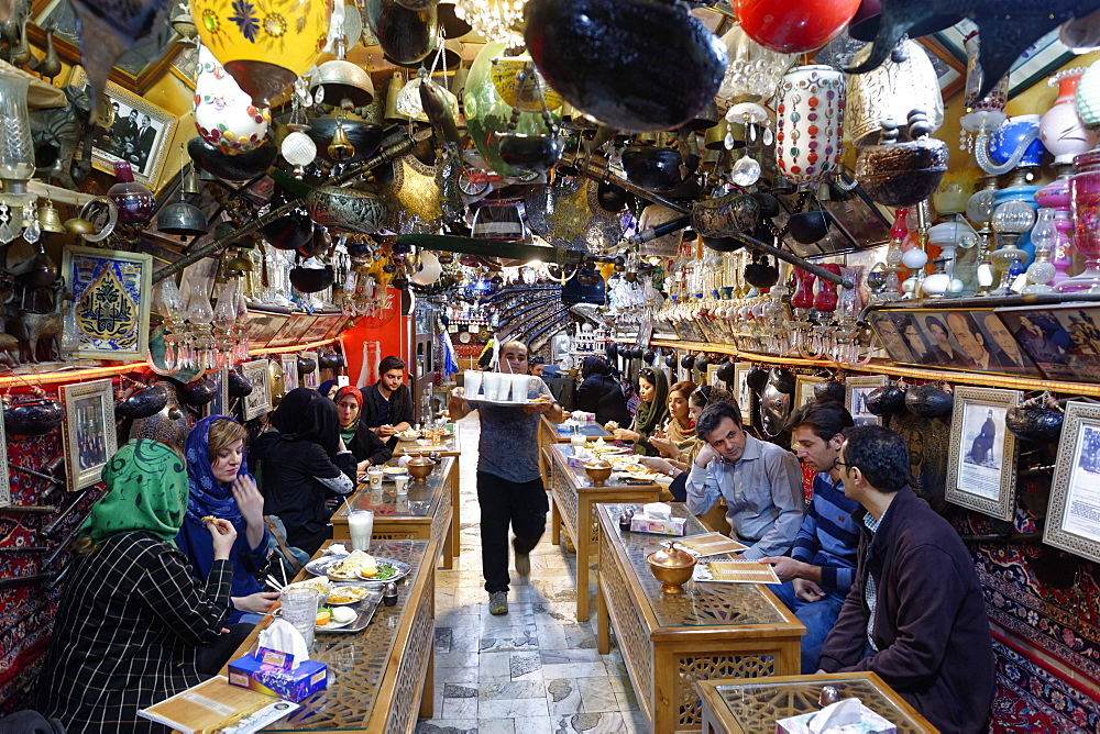 Restaurant, Isfahan, Iran, Middle East