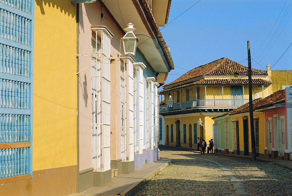 Street in the colonial town, Trinidad, Sancti Spiritus, Cuba