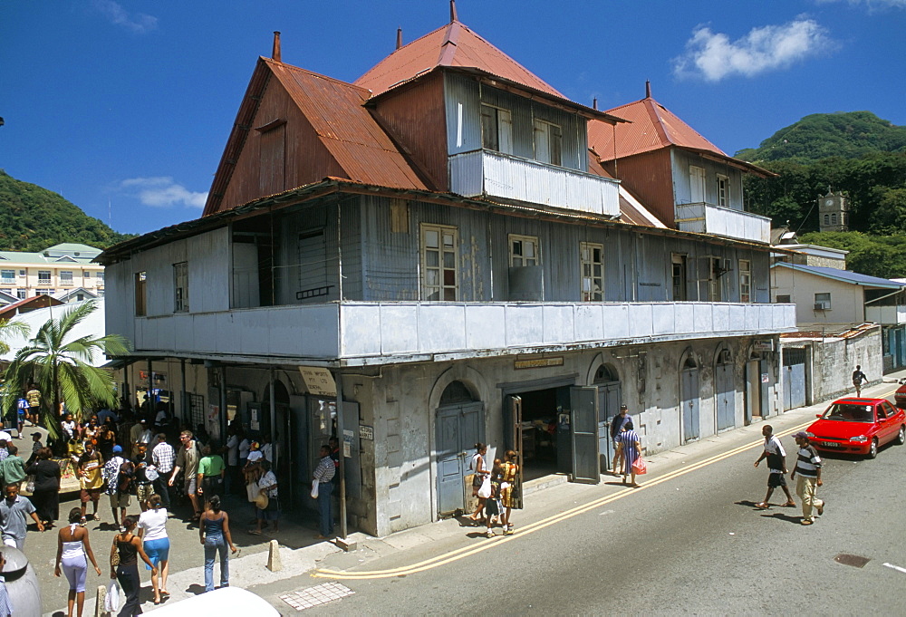 Albert Street, Victoria, island of Mahe, Seychelles, Indian Ocean, Africa