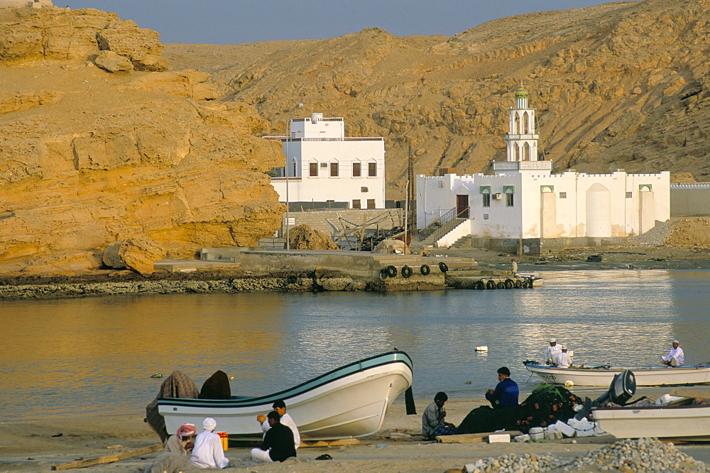 Old quarter, Al-Ayjah, town of Sour (Sur), Sultanate of Oman, Middle East