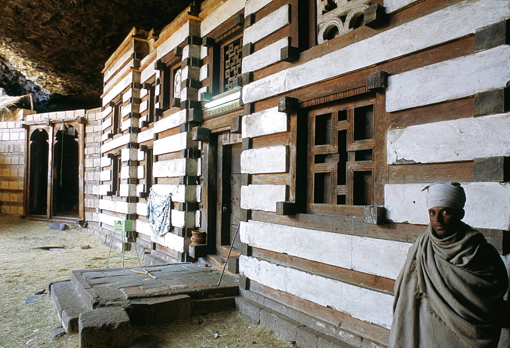 Yemrehanna Krestos (Yemrehanna Kristos) monastery, northeast Lalibela, Tigre Region, Ethiopia, Africa