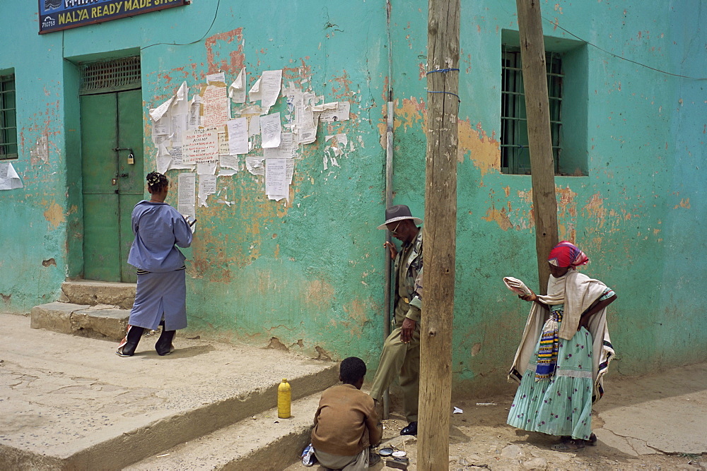 Historic independence location where Menelik defeated the Italians, Adua (Adwa) (Adowa) village, Tigre region, Ethiopia, Africa