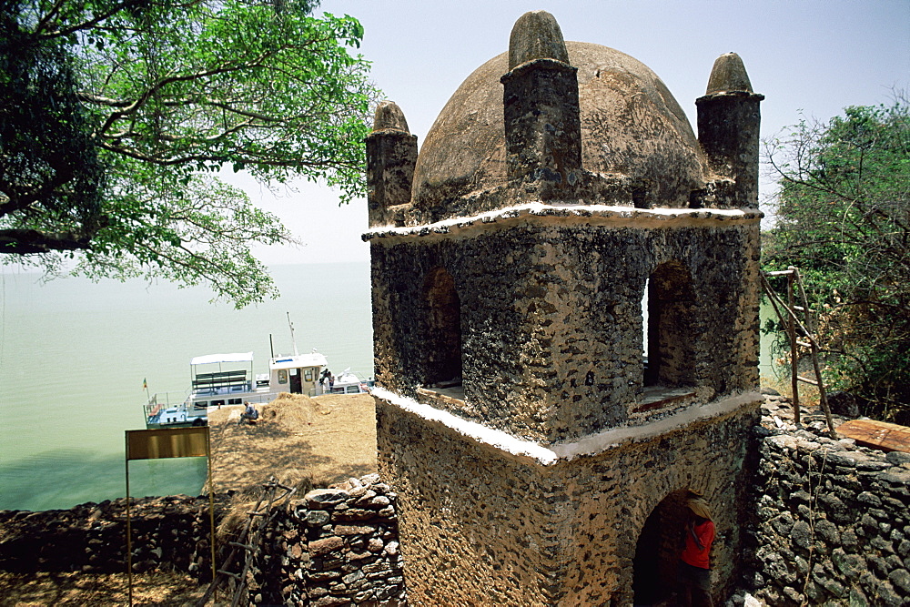 Narga Selassie Christian church, island of Dek, Lake Tana, Gondar region, Ethiopia, Africa