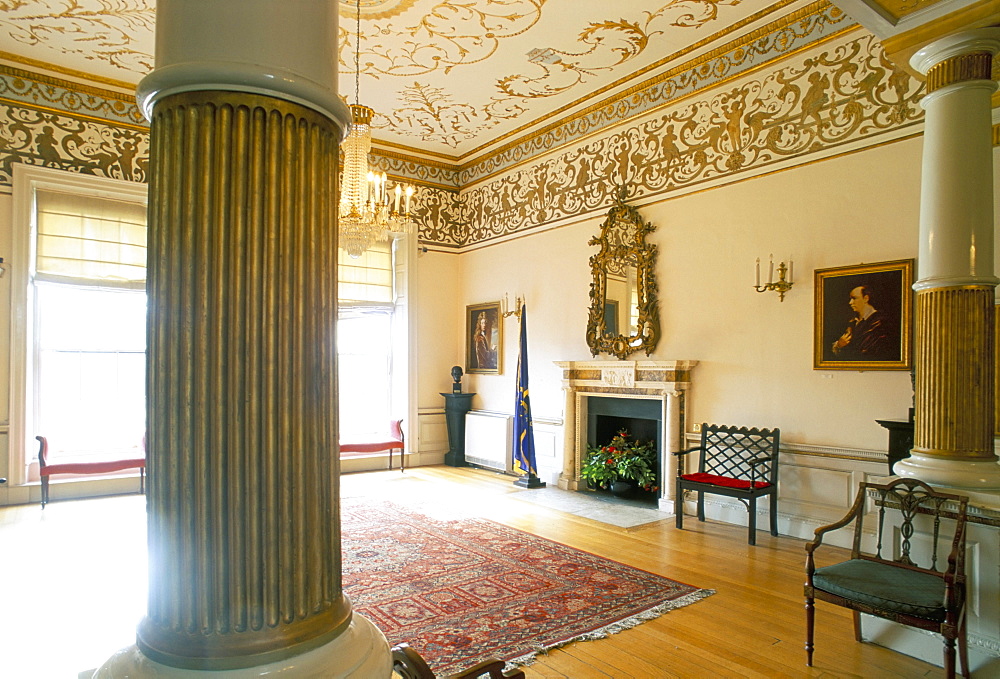 Interior of the Writers Gallery, Dublin Writers Museum, Dublin, County Dublin, Eire (Ireland), Europe