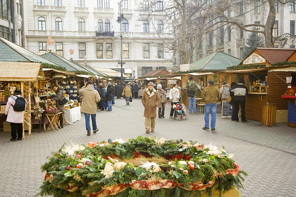 Christmas Market, Budapest, Hungary, Europe