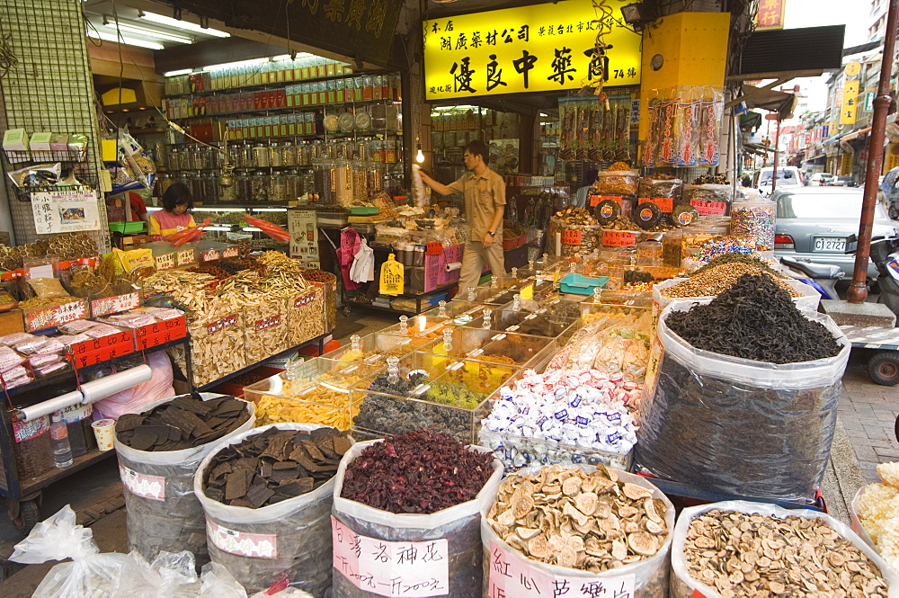 Dihua Street, sundry wholesale goods market, Taipei City, Taiwan, Asia