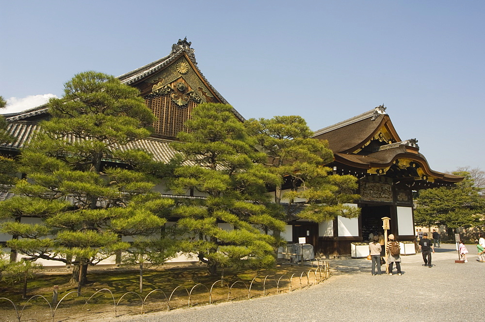 Main building, Nijojo castle, Kyoto, Japan, Asia