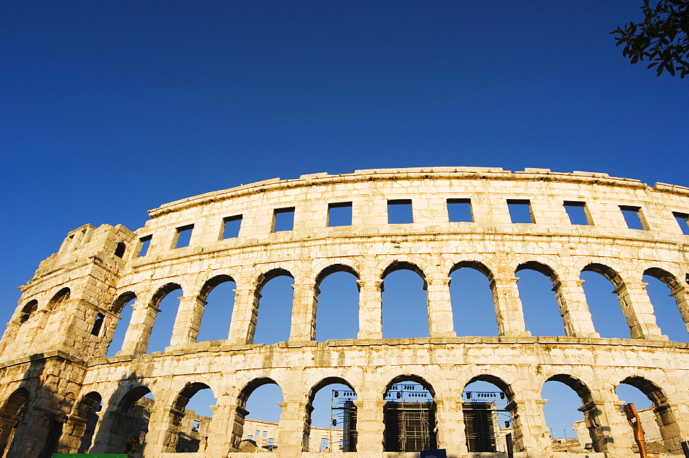 Roman amphitheatre from the 1st century, Pula, Istria Coast, Croatia, Europe