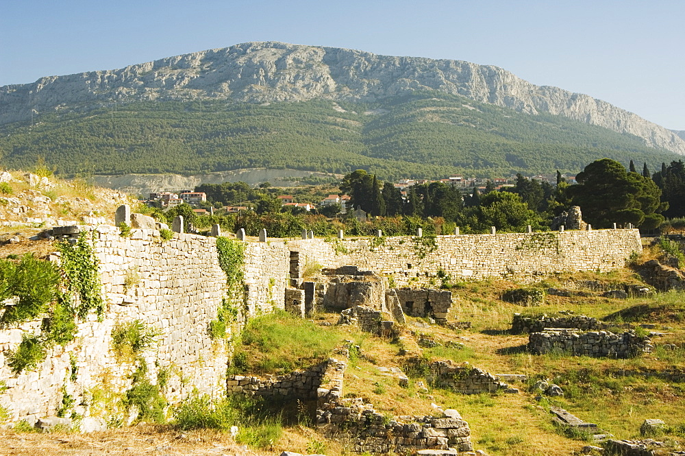 Archaeological ruins of the ancient city of Solin (known as Salona by the Romans), Split, Dalmatia Coast, Croatia, Europe