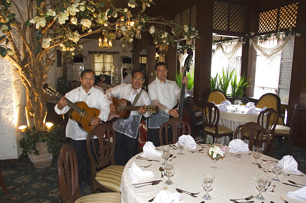 Barbara's Restaurant with musical entertainment, Intramuros Spanish Colonial District, Manila, Philippines, Southeast Asia, Asia