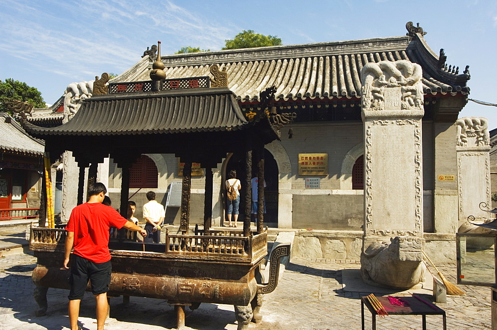 White Cloud Temple (Baiyun Guan) tended by Taoist monks and founded in AD 739 with today's buildings dating from the Ming and Qing dynasties, Beijing, China, Asia