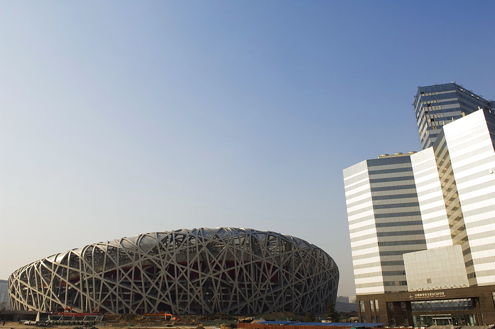 National Stadium 2008 Beijing Olympic venue, Beijing, China, Asia