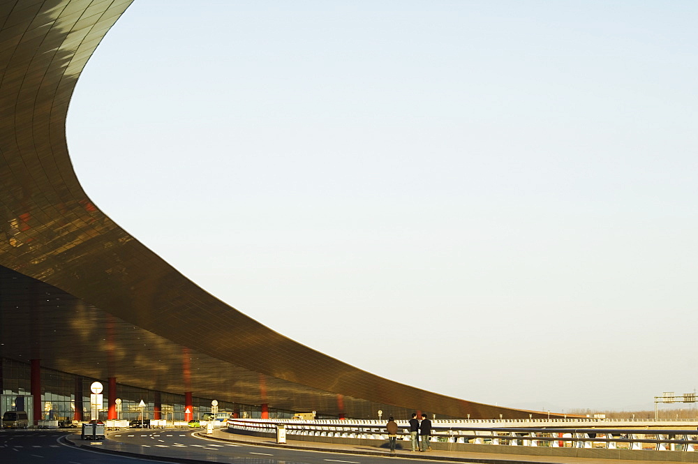 Beijing Capital Airport, part of new Terminal 3 building opened February 2008, second largest building in the world, Beijing, China, Asia