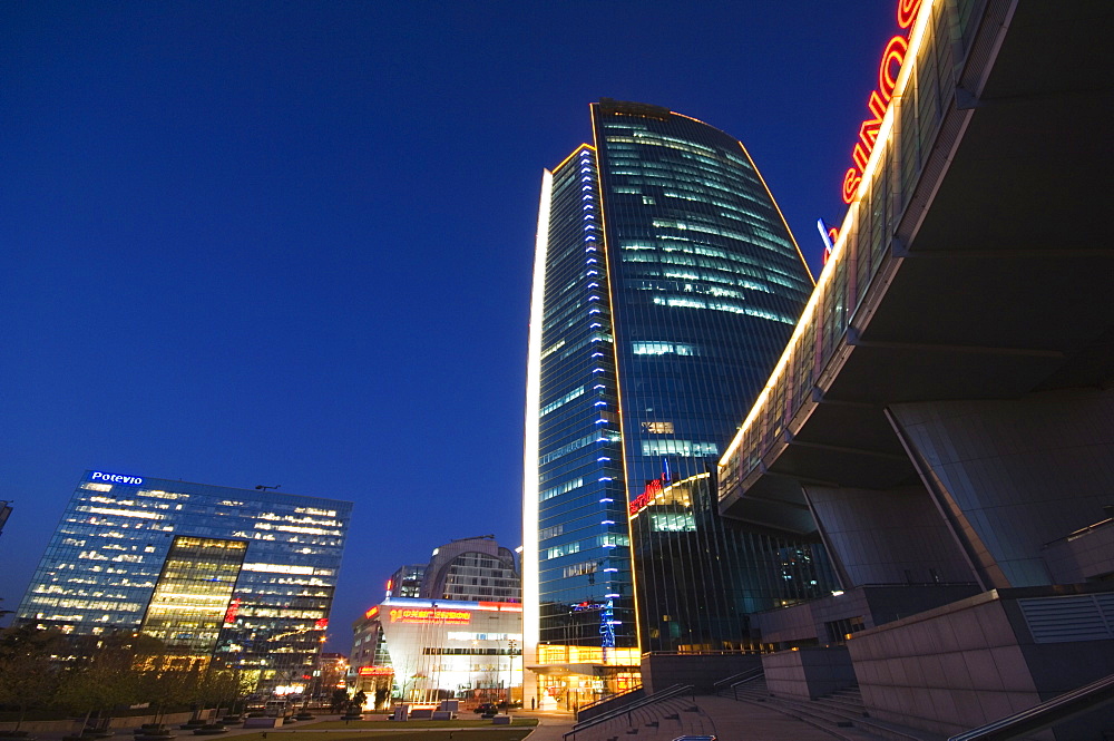 The Sinosteel building in Zhongguancun, China's biggest computer and electronic shopping center, Haidian district, Beijing, China, Asia