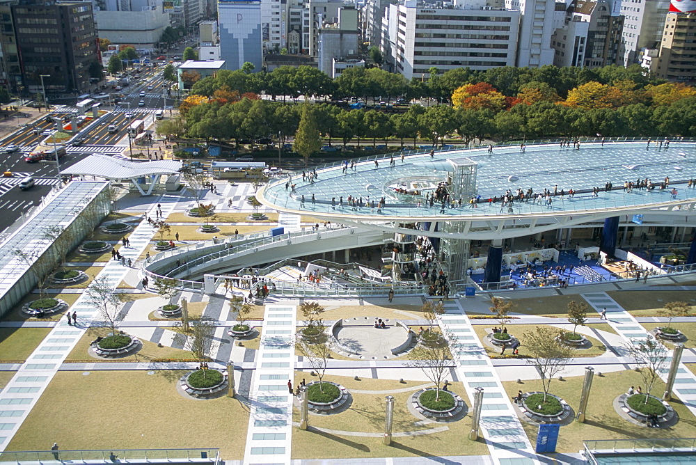 Skywalk, city centre, Nagoya, Japan, Asia