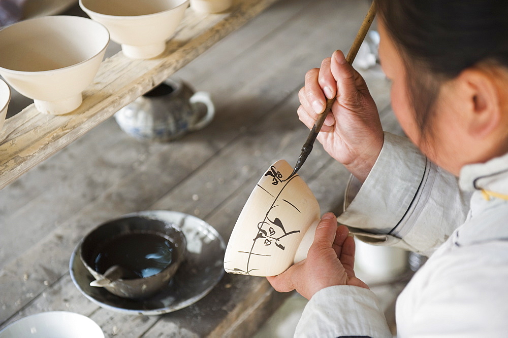 Qing and Ming Ancient Pottery Factory, Jingdezhen city, Jiangxi Province, China, Asia