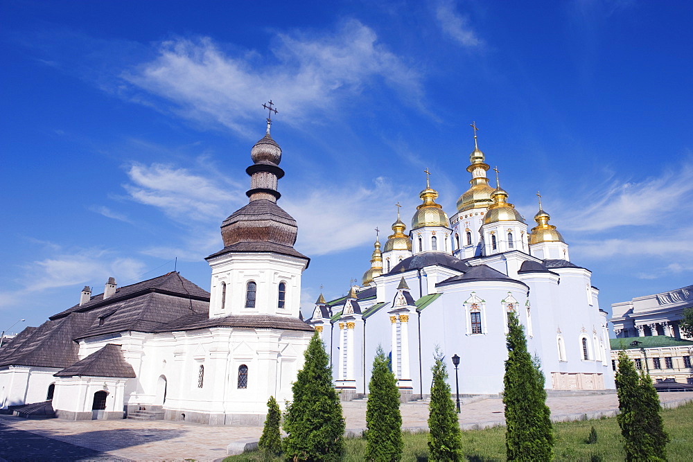 St. Michaels Gold Domed Monastery, 2001 copy of 1108 original, Kiev, Ukraine, Europe