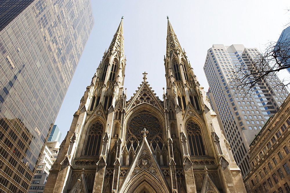 St. Patrick's Cathedral, 5th Avenue, Manhattan, New York City, New York, United States of America, North America