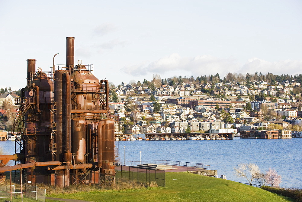 Gas Works Park, Lake Union, Seattle, Washington State, United States of America, North America