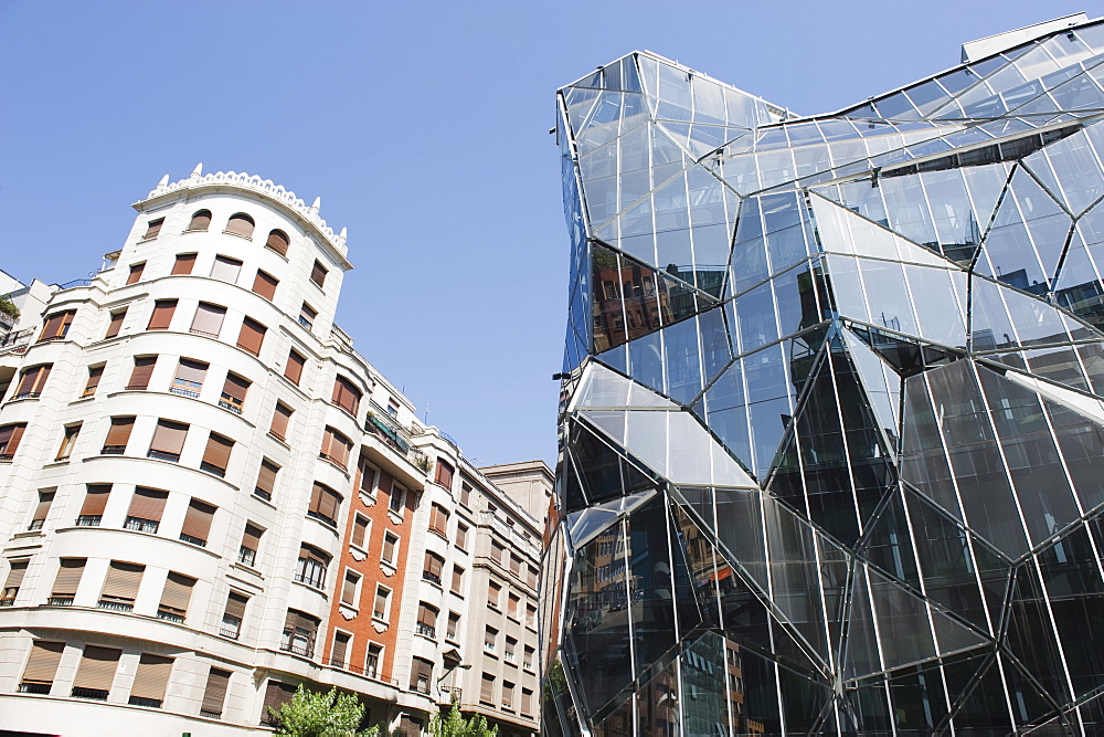 Modern architecture of the Department of Health, Bilbao, Basque country, Spain, Europe