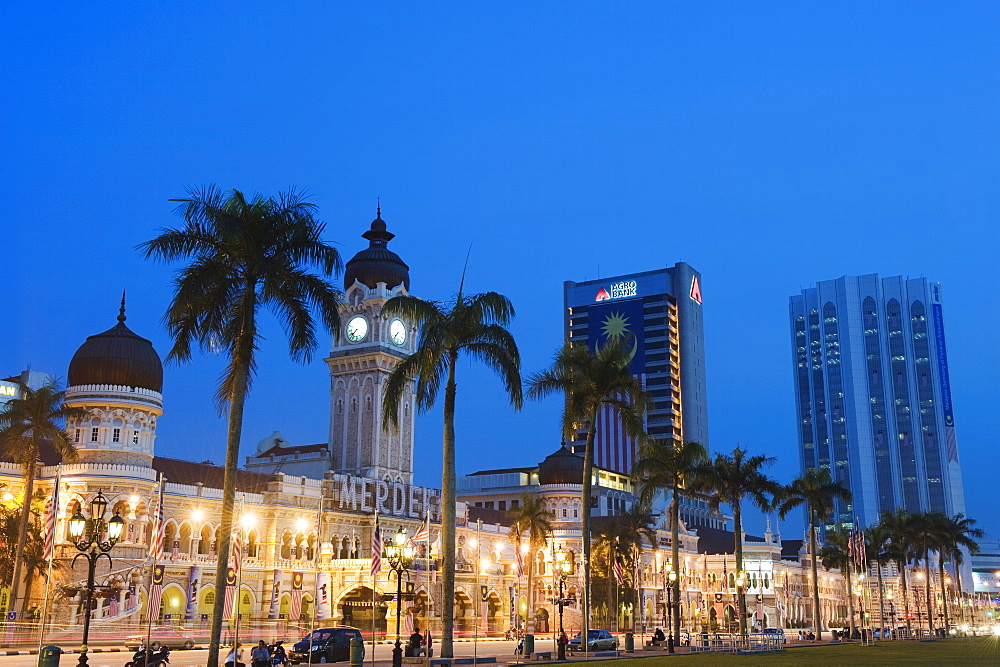 Sultan Abdul Samad Building and Dayabumi complex, Merdeka Square, Kuala Lumpur, Malaysia, Southeast Asia, Asia