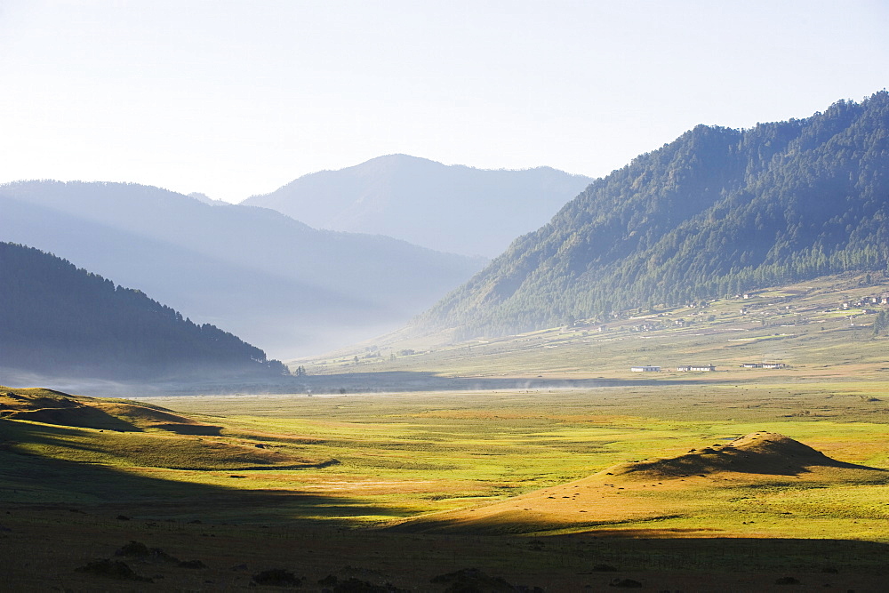 Phobjikha Valley, Bhutan, Himalayas, Asia