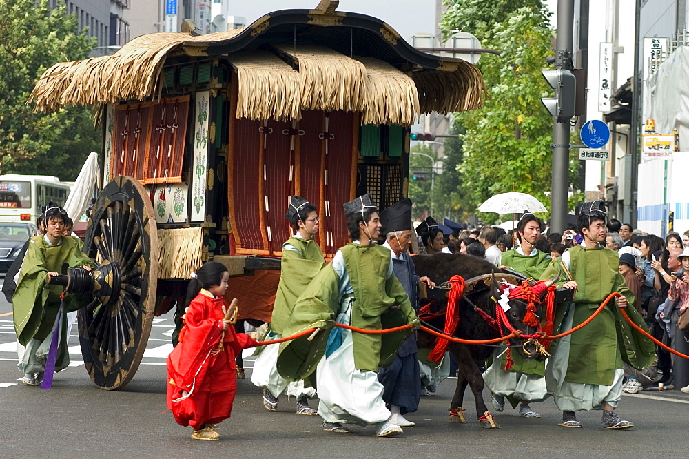 Jidai Matsuri, Festival of the Ages, procession, Kyoto city, Honshu, Japan, Asia