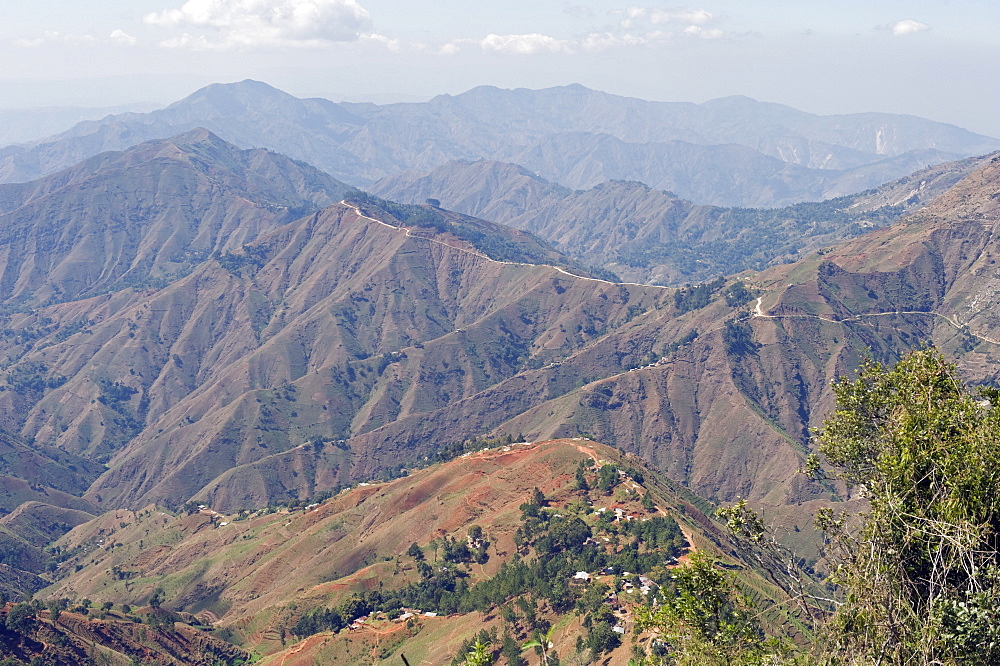 Kenscoff Mountains near Port au Prince, Haiti, West Indies, Caribbean, Central America