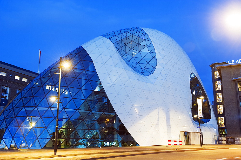 Modern architecture in 18 Septemberplein designed by The Italian architectural firm of Massimiliano Fuksas, Eindhoven, Netherlands, Europe