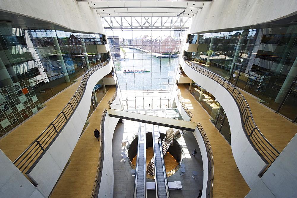 Interior of the Royal Library, Copenhagen, Denmark, Scandinavia, Europe