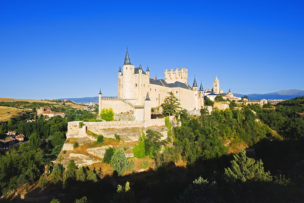 Segovia Castle, UNESCO World Heritage Site, Segovia, Madrid, Spain, Europe