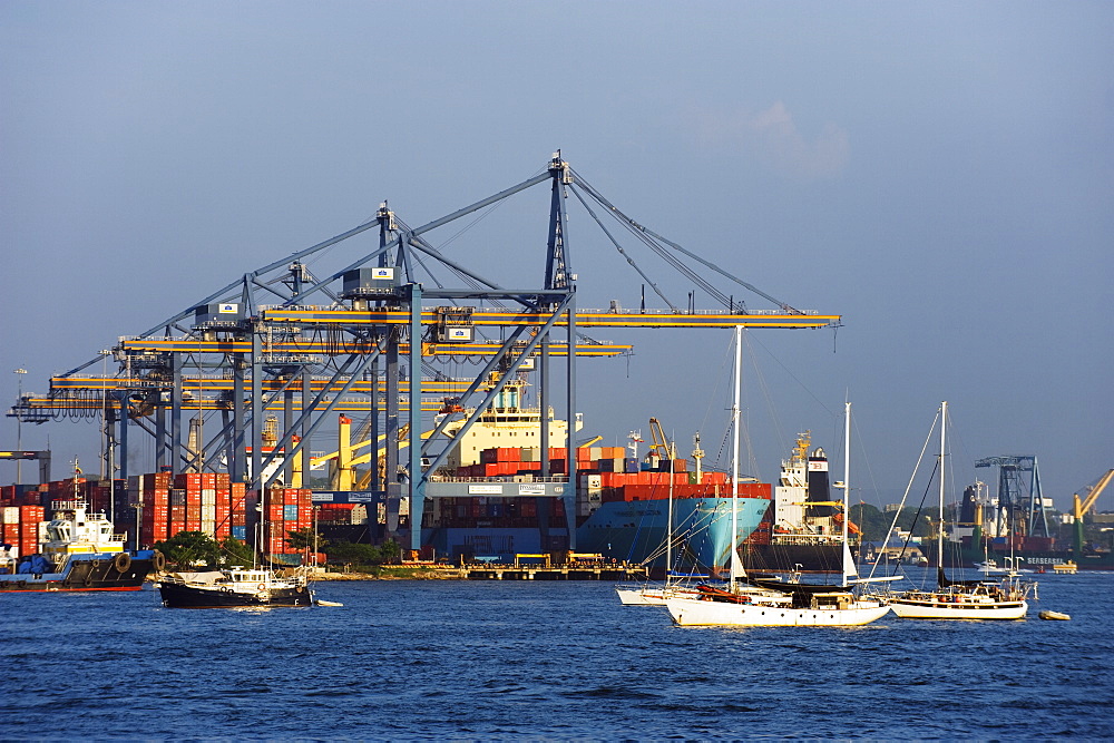 Harbour area, Cartagena, Colombia, South America