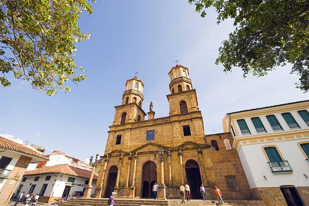 The 18th century cathedral, San Gil, Colombia, South America