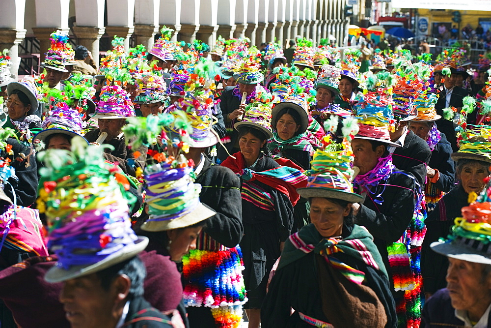 Anata Andina harvest festival, Carnival, Oruro, Bolivia, South America