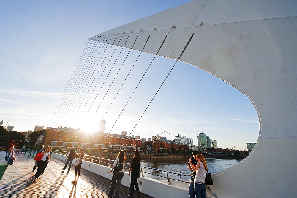 Puente de la Mujer, Buenos Aires, Argentina, South America