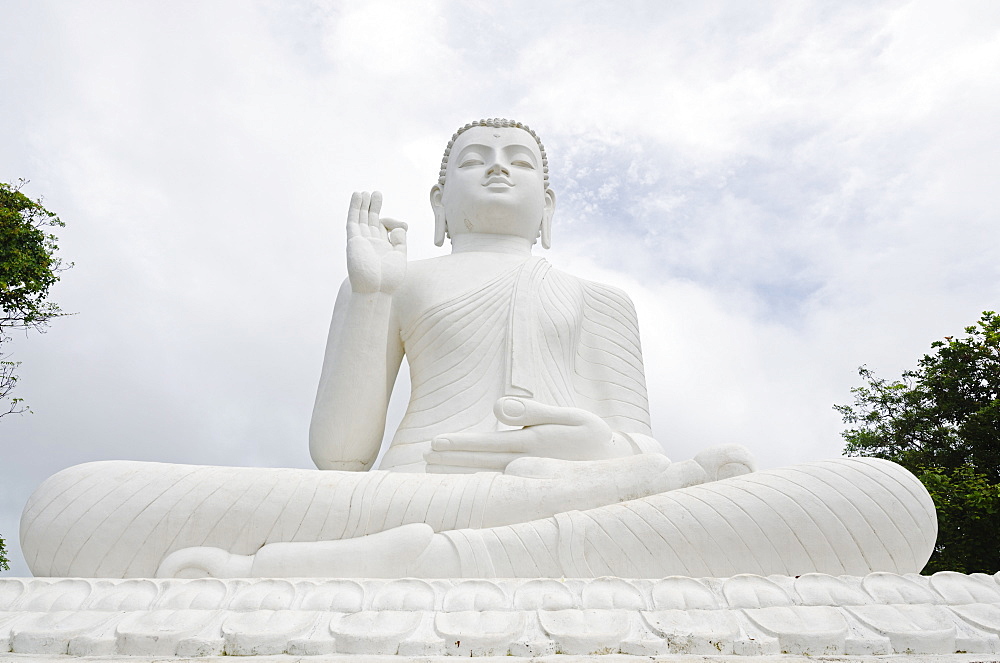 The Great seated Buddha at Mihintale, Sri Lanka, Asia