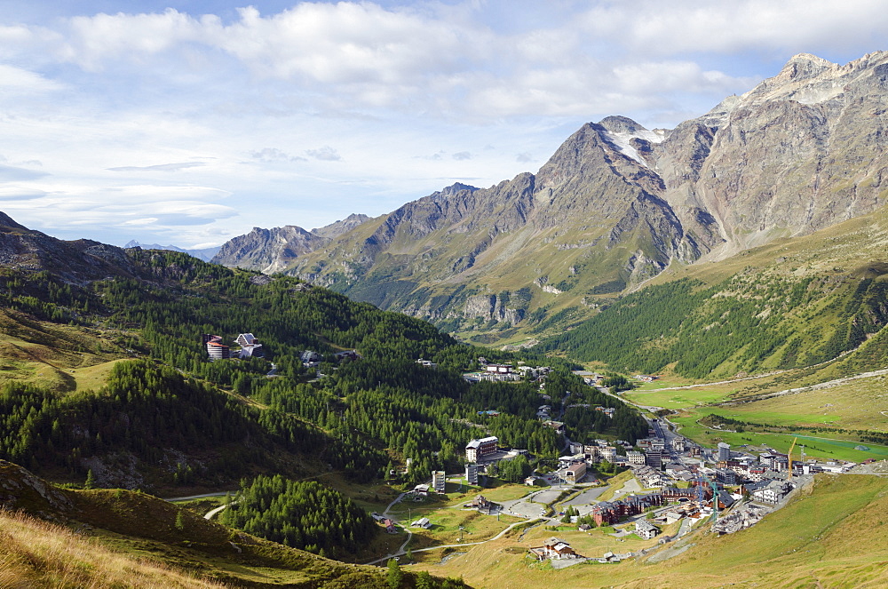 Breuil Cervinia resort town, Aosta Valley, Italian Alps, Italy, Europe 