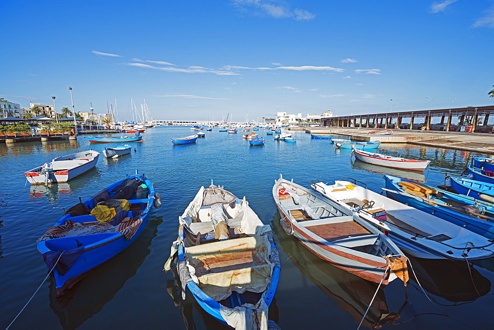 Harbour seafront, Bari, Puglia, Italy, Europe 