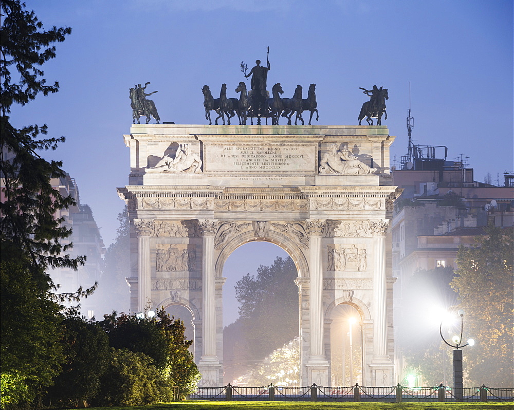 Arco della Pace, Milan, Lombardy, Italy, Europe 