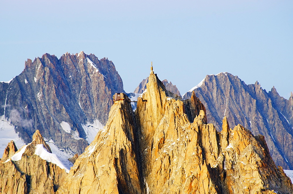 Aiguille du Midi cable car station, Haute-Savoie, French Alps, France, Europe 